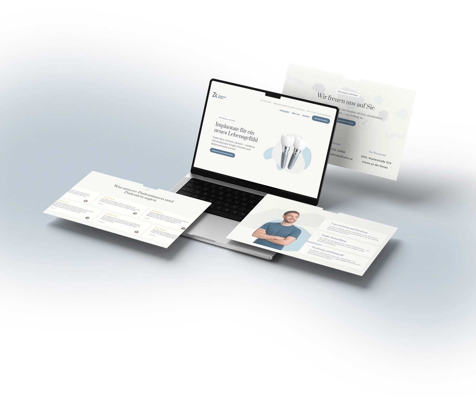 Zahnwerk website designs